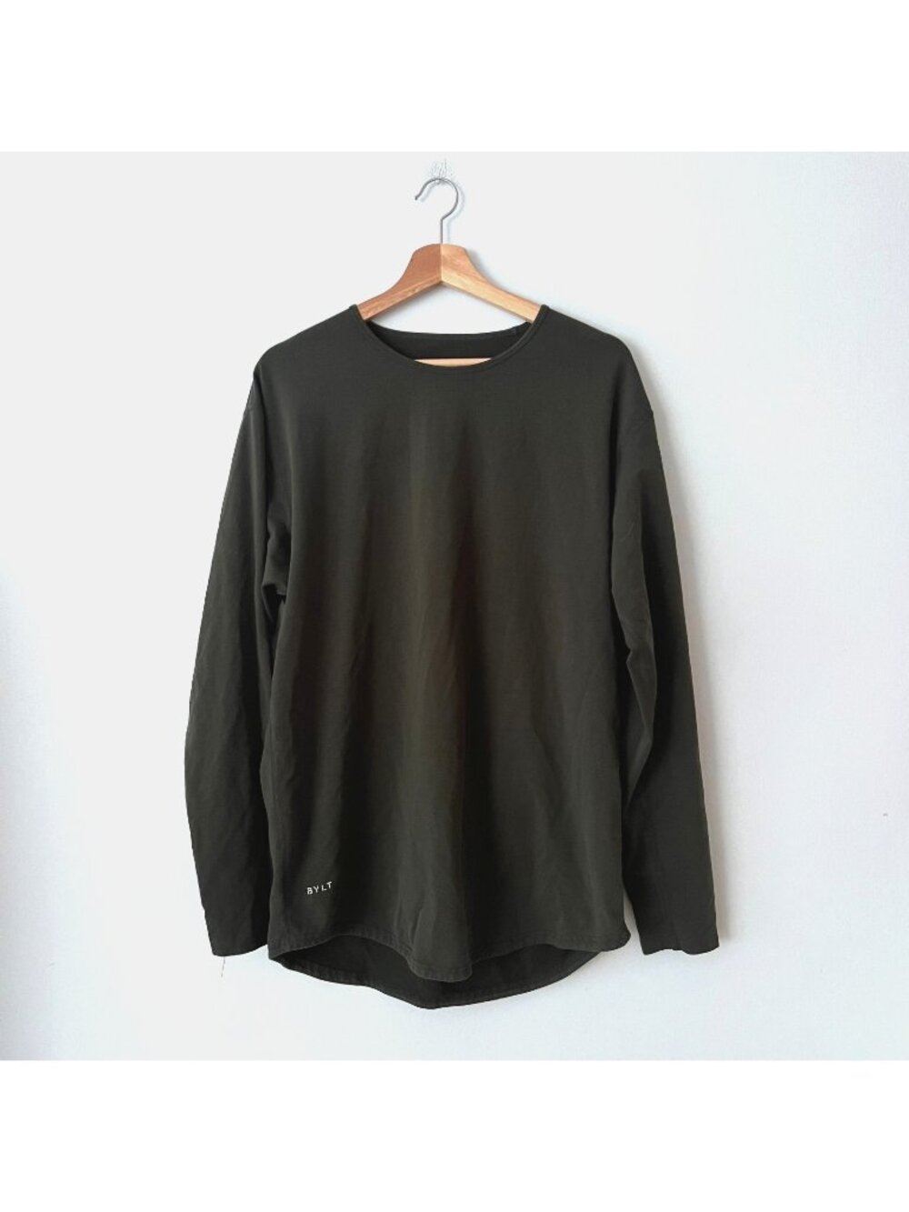 Bylt Lux Long Sleeve Shirt Olive Green Men's Size XL